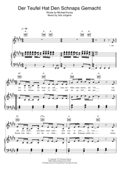 Der Teufel Hat Den Schnaps Gemacht von Udo Jürgens (Download) 