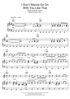 I Don't Wanna Go On With You Like That von Elton John (Download) 