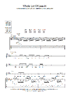 Whole Lot Of Leavin' von Bon Jovi (Download) 