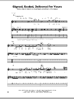 Signed, Sealed, Delivered I'm Yours von Stevie Wonder (Download) 