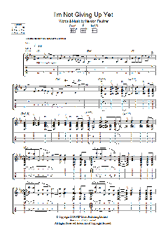 I'm Not Giving Up Yet von Newton Faulkner (Download) 