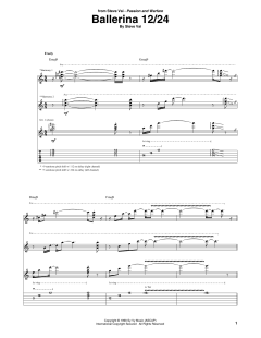 Ballerina 12/24 von Steve Vai (Download) 