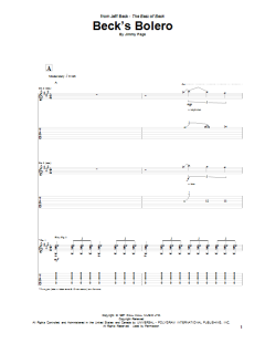 Beck's Bolero von Jeff Beck (Download) 