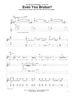Even You Brutus? von Red Hot Chili Peppers (Download) 