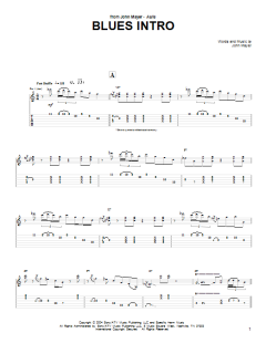Blues Intro von John Mayer (Download) 