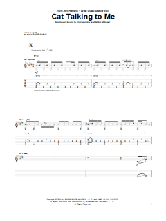 Cat Talking To Me von Jimi Hendrix (Download) 