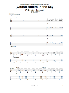 (Ghost) Riders In The Sky von Johnny Cash (Download) 