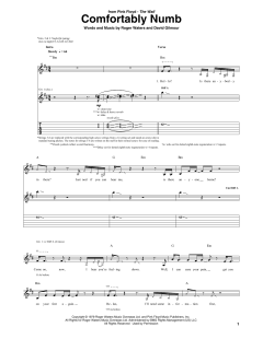 Comfortably Numb von Pink Floyd (Download) 