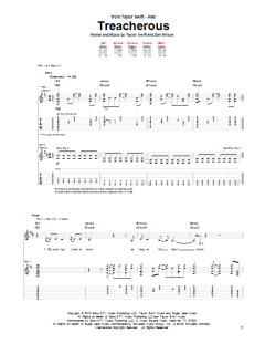 Treacherous von Taylor Swift (Download) 