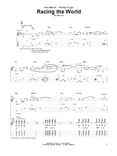 Racing The World von Steve Vai (Download) 