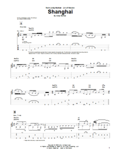 Shanghai von Andy McKee (Download) 