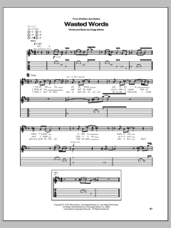 Wasted Words von Gregg Allman (Download) 