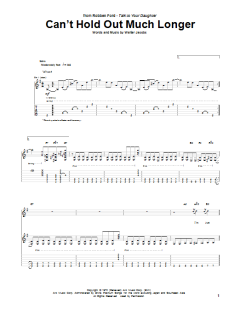 Can't Hold Out Much Longer von Robben Ford (Download) 
