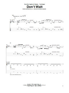 Don't Wait von Eric Clapton (Download) 