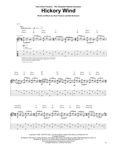 Hickory Wind von Gram Parsons (Download) 