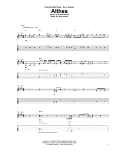 Althea von Grateful Dead (Download) 