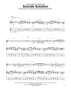 Suicide Solution von John Osbourne (Download) 