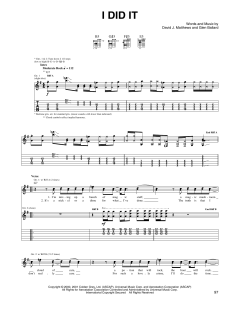 I Did It von Dave Matthews Band (Download) 