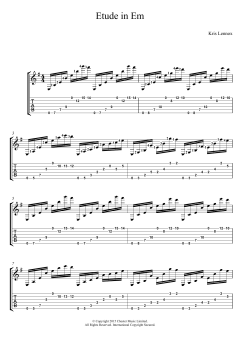 Etude In Em von Kris Lennox (Download) 