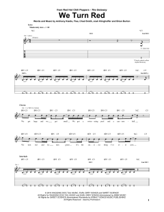We Turn Red von Red Hot Chili Peppers (Download) 