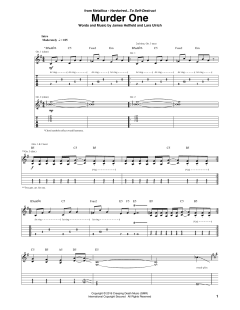 Murder One von Metallica (Download) 