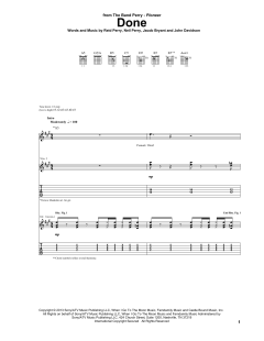 Done von The Band Perry (Download) 