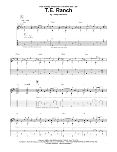 T.E. Ranch von Tommy Emmanuel (Download) 