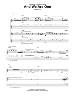And We Are One von Steve Vai (Download) 