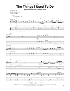The Things That I Used To Do von Jimi Hendrix (Download) 