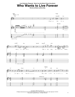 Who Wants To Live Forever von Queen (Download) 