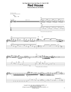Red House von Jimi Hendrix (Download) 