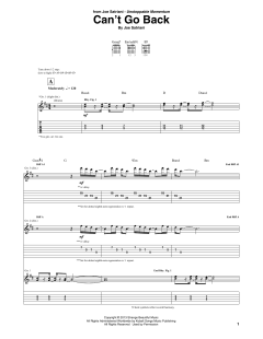 Can't Go Back von Joe Satriani (Download) 