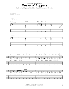 Master Of Puppets von Metallica (Download) 