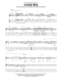 Lonely Boy von Joe Bonamassa (Download) 