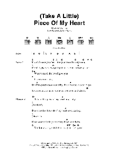 (Take A Little) Piece Of My Heart von Erma Franklin (Download) 