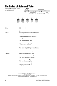 The Ballad Of John And Yoko von The Beatles (Download) 