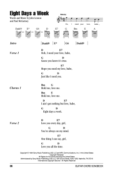 Eight Days A Week von The Beatles (Download) 