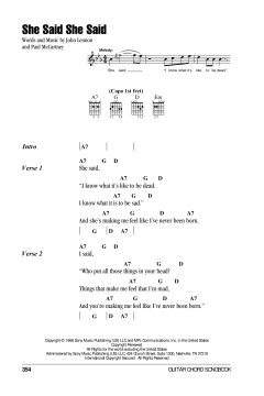 She Said She Said von The Beatles (Download) 