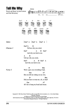 Tell Me Why von The Beatles (Download) 