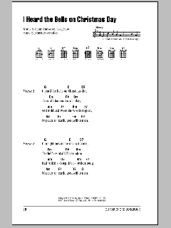 I Heard The Bells On Christmas Day von Henry Wadsworth Longfellow (Download) 
