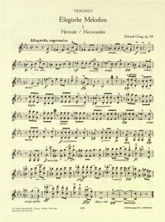 2 elegische Melodien op. 34 von Edvard Grieg für Streichorchester im Alle Noten Shop kaufen (Einzelstimme) - EP1930VL1