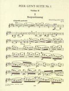 Peer Gynt Suite Nr. 1 op. 46 von Edvard Grieg für Orchester im Alle Noten Shop kaufen (Einzelstimme) - EP2433VL2