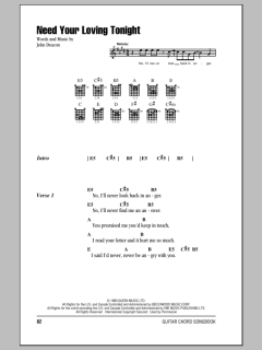 Need Your Loving Tonight von Queen (Download) 