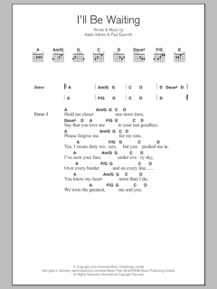 I'll Be Waiting von Adele (Download) 
