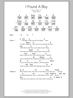 I Found A Boy von Adele (Download) 