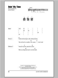 Doin' My Time von Johnny Cash (Download) 