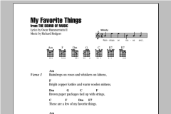My Favorite Things von Rodgers & Hammerstein (Download) 