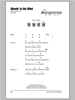 Blowin' In The Wind von Peter, Paul & Mary (Download) 