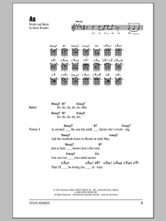 As von Stevie Wonder (Download) 