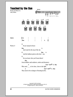 Touched By The Sun von Carly Simon (Download) 